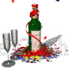 illustration - champagneglassesconfetti-gif